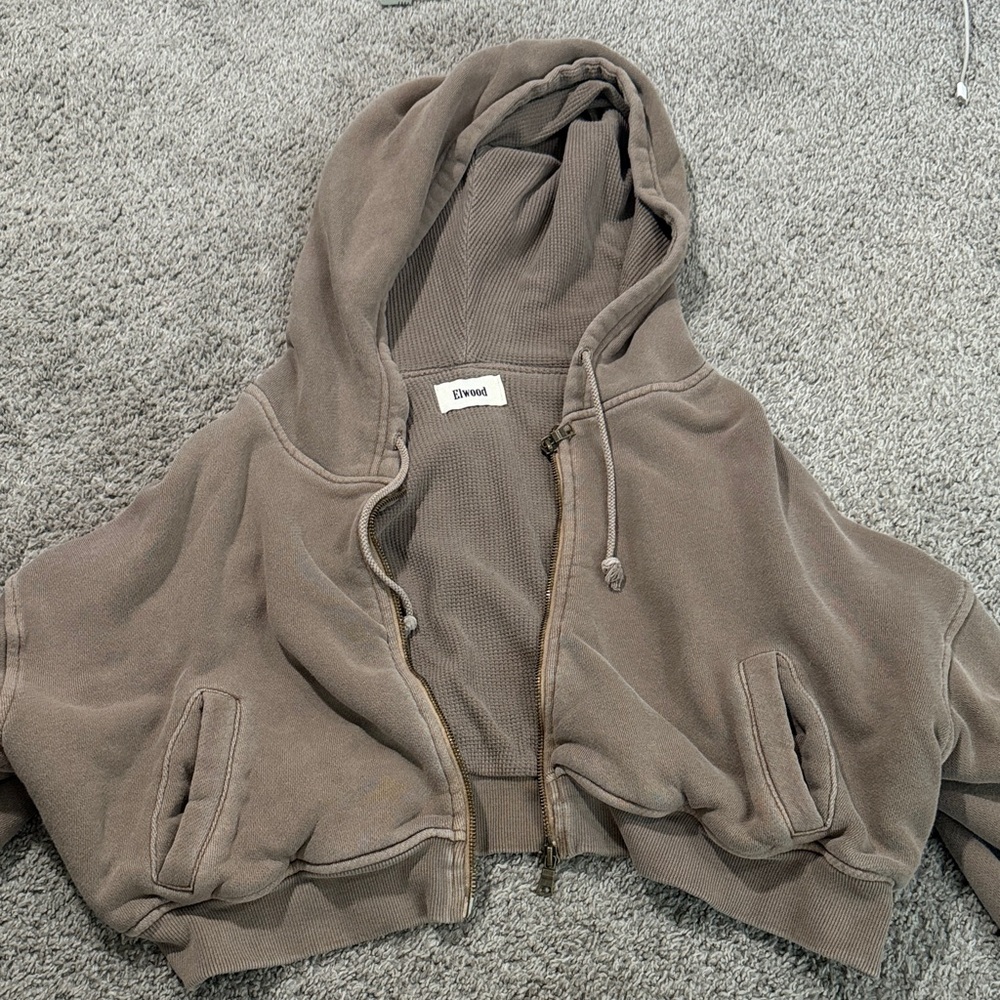 Ewed Tan Women's Hoodie Jacket
